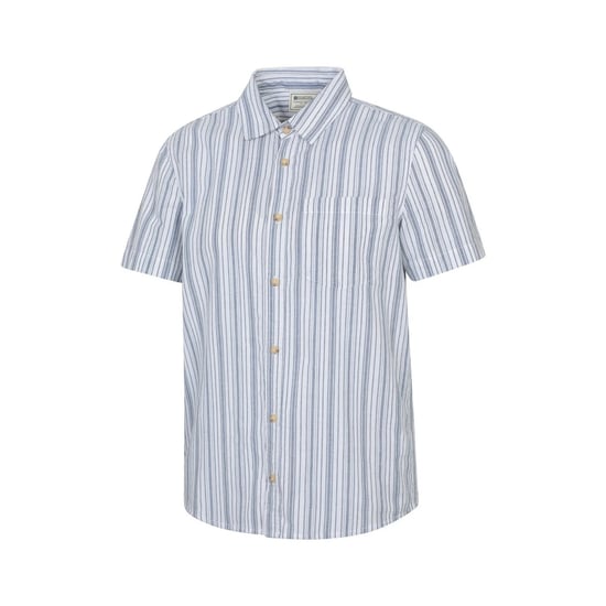 Mountain Warehouse - "Derby" Hemd für Herren, Baumwolle, kurzärmlig (Blau) - Image 3
