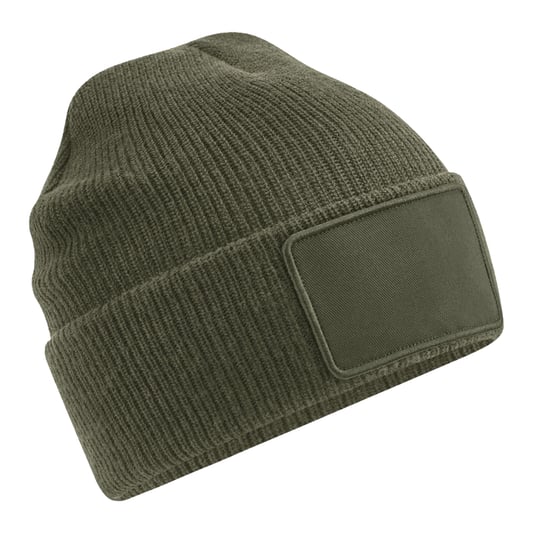 Beechfield - Mütze Abnehmbarer Aufnäher (Militärgrün) - Image 1