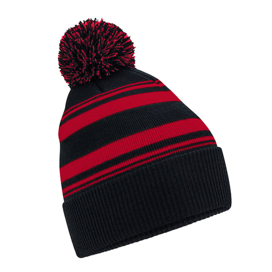 Beechfield - "Fan" Mütze (Schwarz/Rot) - Image 2