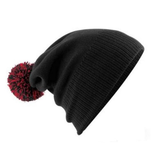 Beechfield - Mütze für Herren/Damen Unisex (Schwarz/Rot) - Image 2