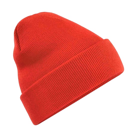 Beechfield - "Original" Mütze Mit Bündchen für Herren/Damen Unisex (Feuerrot) - Image 2