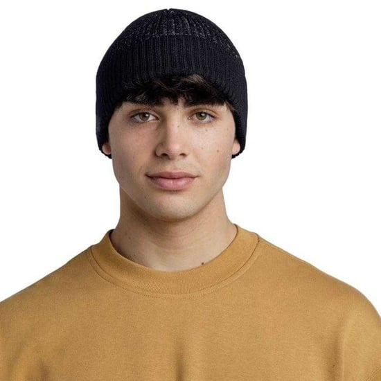 Buff - Mütze für Herren/Damen Unisex, Merinowolle (Schwarz) - Image 2