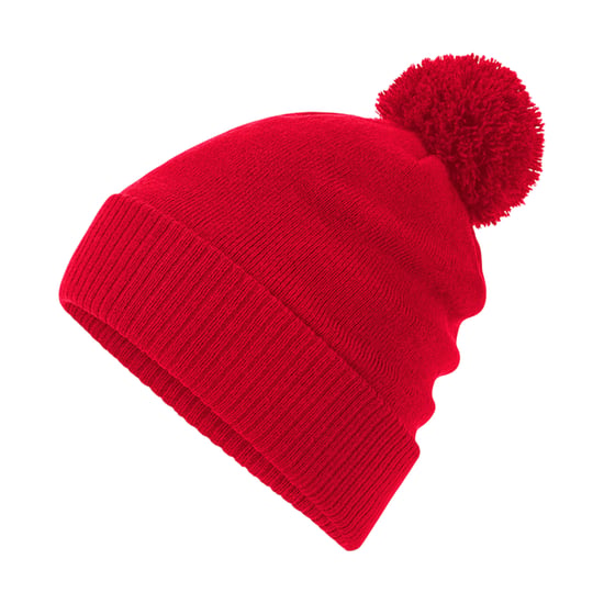 Beechfield - "Snowstar" Mütze (Rot) - Image 3