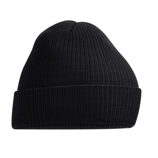 Beechfield - Mütze gerippt für Herren/Damen Unisex (Schwarz) - Image 1