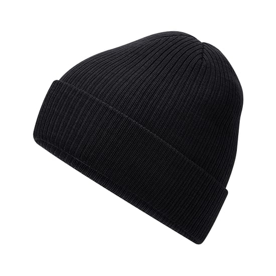 Beechfield - Mütze gerippt für Herren/Damen Unisex (Schwarz) - Image 3