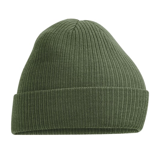Beechfield - Mütze gerippt für Herren/Damen Unisex (Olivgrün) - Image 1