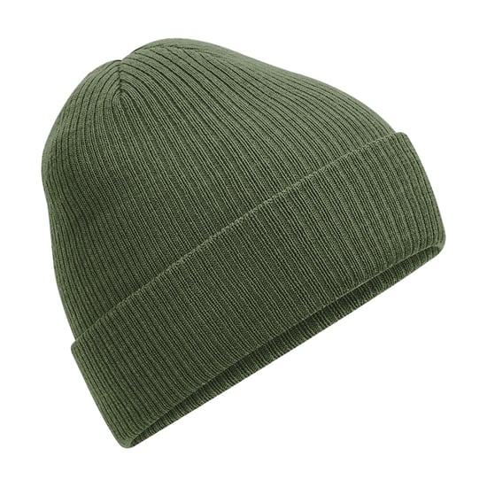 Beechfield - Mütze gerippt für Herren/Damen Unisex (Olivgrün) - Image 2