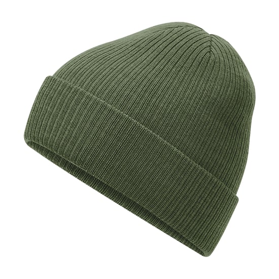 Beechfield - Mütze gerippt für Herren/Damen Unisex (Olivgrün) - Image 3