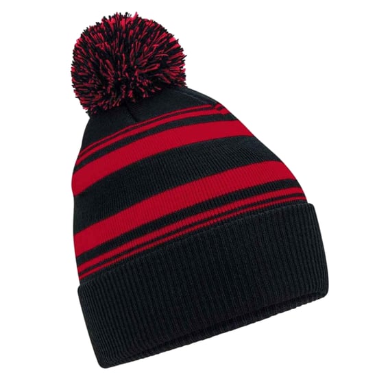 Beechfield - "Fan" Mütze (Schwarz/Rot) - Image 2