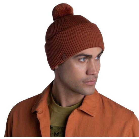 Buff - "Tim" Mütze für Herren/Damen Unisex, Merinowolle (Braun) - Image 4
