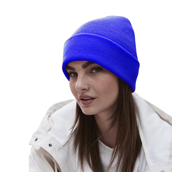 Beechfield Unisex Strickmütze für Erwachsene (Helles Royal Blau) - Image 2