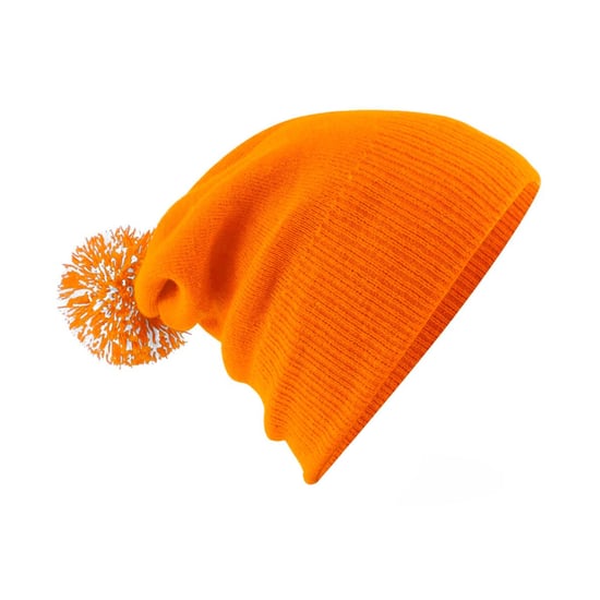 Beechfield - Mütze für Herren/Damen Unisex (Orange/Weiß) - Image 2