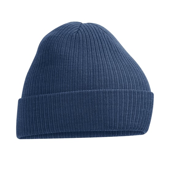 Beechfield - Mütze gerippt für Herren/Damen Unisex (Stahlblau) - Image 1