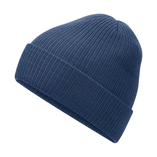 Beechfield - Mütze gerippt für Herren/Damen Unisex (Stahlblau) - Image 3