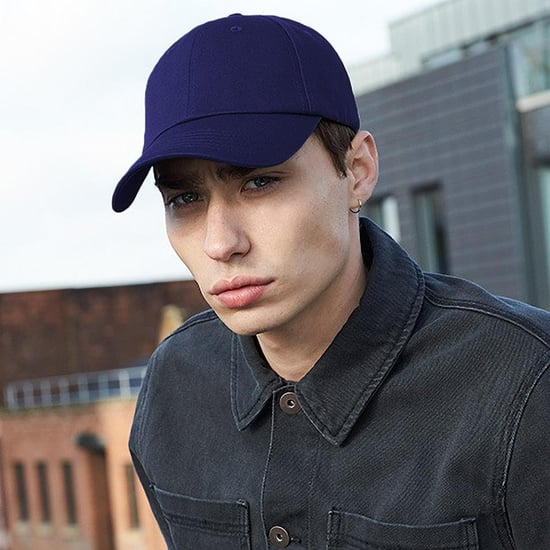 Beechfield Unisex Authentic 6 Panel Baseball Kappe (Marineblau) - Image 3