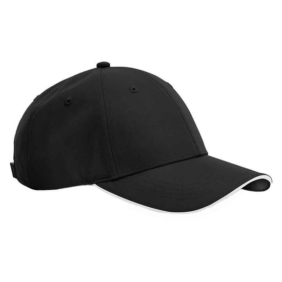 Beechfield - "Team Sports-Tech" Kappe (Schwarz/Weiß) - Image 1