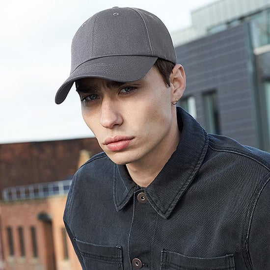 Beechfield Unisex Authentic 6 Panel Baseball Kappe (Schwarz) - Image 3