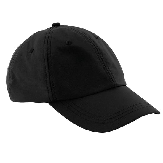 Beechfield Unisex Wasserbeständig 6 Panel Baseball Kappe (Schwarz) - Image 1
