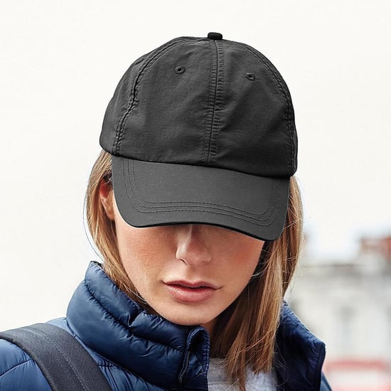 Beechfield Unisex Wasserbeständig 6 Panel Baseball Kappe (Schwarz) - Image 2