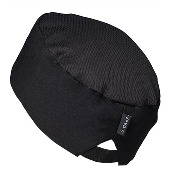 Le Chef - "Staycool" Kochmütze (Schwarz) - Image 1