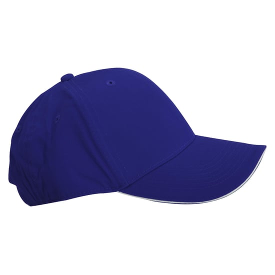Beechfield Unisex Athleisure Baseball Kappe Baumwolle (French Blau/Weiß) - Image 2
