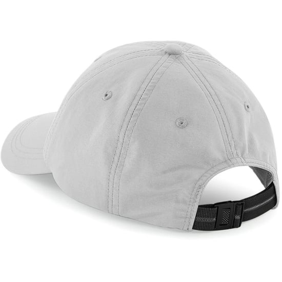 Beechfield Unisex Wasserbeständig 6 Panel Baseball Kappe (Hellgrau) - Image 2