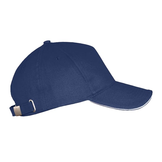SOLS - "Long Beach" Baseball-Mütze (Dunkelblau/Weiß) - Image 3