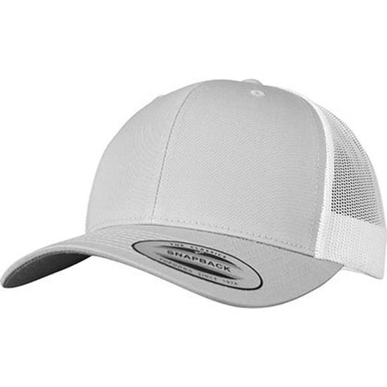Flexfit - Trucker Cap Zweifarbig (Silber/Weiß) - Image 1