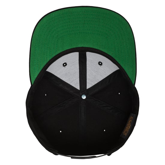 Flexfit - "Classic" Snapback Mütze für Herren/Damen Unisex (Schwarz) - Image 5