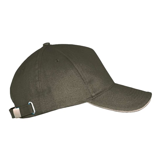 SOLS - "Long Beach" Baseball-Mütze (Army-Grün) - Image 3