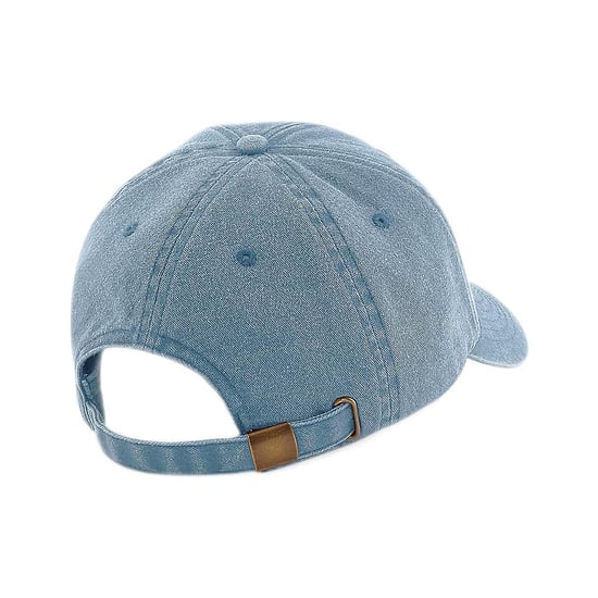 Beechfield Unisex Vintage Denim-Look Kappe (Vintage Denim Hell) - Image 2