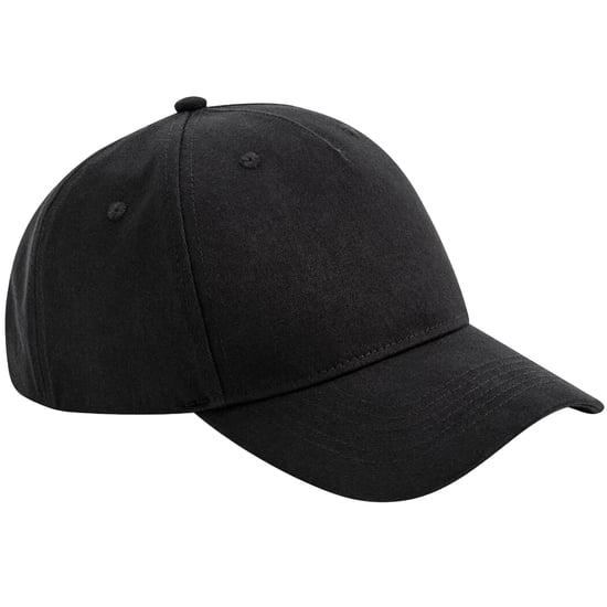 Beechfield - Baseball-Mütze 5 Segmente für Herren/Damen Unisex (Schwarz) - Image 1