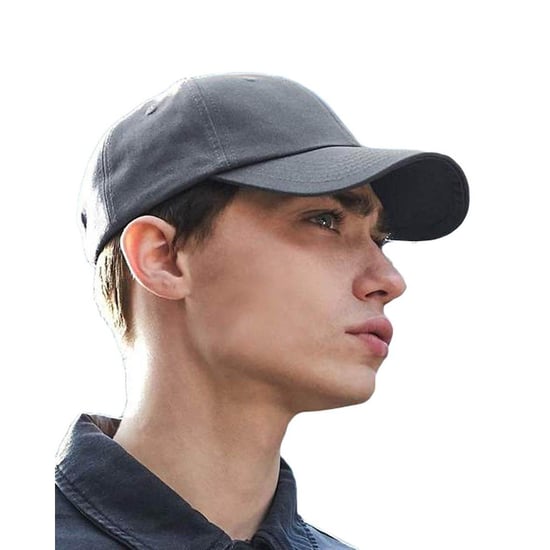 Beechfield Unisex Authentic 6 Panel Baseball Kappe (Graphite Grau) - Image 3