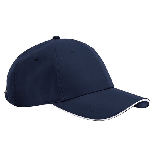 Beechfield - "Team Sports-Tech" Baseball-Mütze (Dunkelblau/Weiß) - Image 1