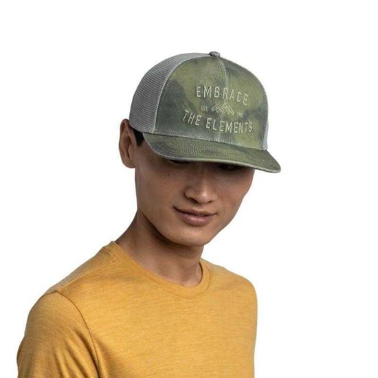 Buff - "Embrace The Elements" Trucker Cap für Herren/Damen Unisex (Grün) - Image 4