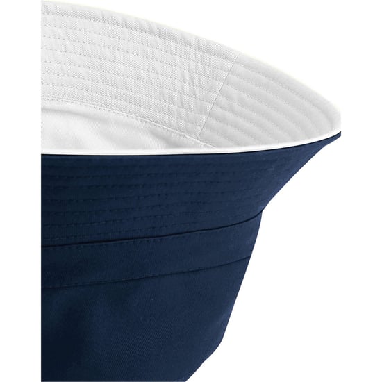 Beechfield - Schlapphut wendbar für Herren/Damen Unisex (Dunkelblau/Weiß) - Image 4