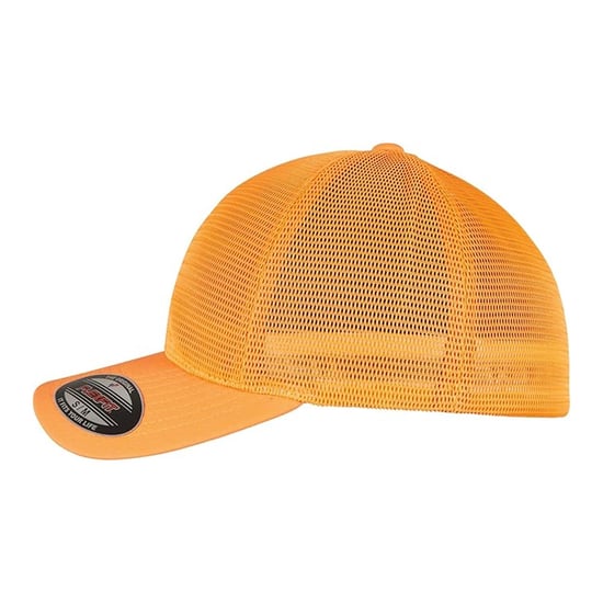 Flexfit - "360 Omnimesh" Baseball-Mütze (Neon-Orange) - Image 3