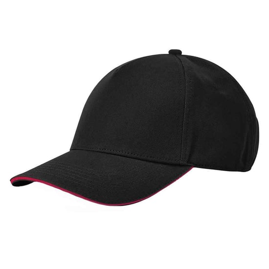 Beechfield - "EarthAware Classic" Baseball-Mütze 5 Segmente (Schwarz/Rot) - Image 2