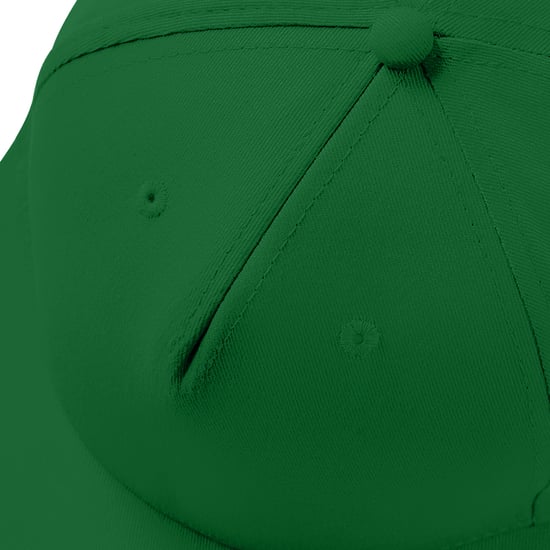 Beechfield - Snapback Mütze 5 Segmente (Flaschengrün) - Image 2