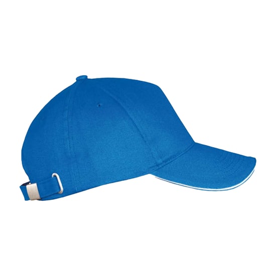 SOLS - "Long Beach" Baseball-Mütze (Königsblau/Weiß) - Image 3