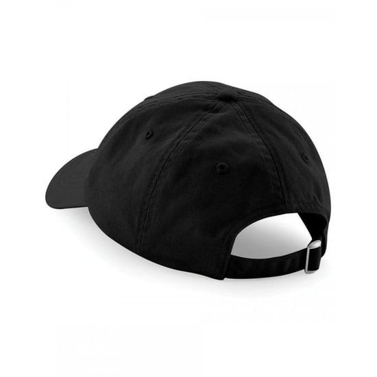 Beechfield Unisex 6 Panel Dad Kappe (Schwarz) - Image 2
