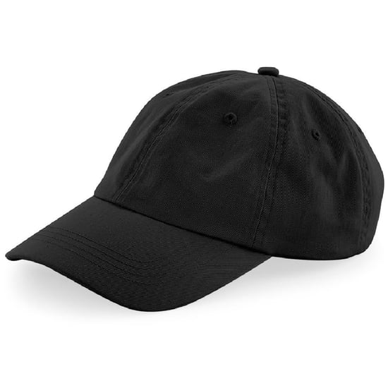 Beechfield Unisex 6 Panel Dad Kappe (Schwarz) - Image 3
