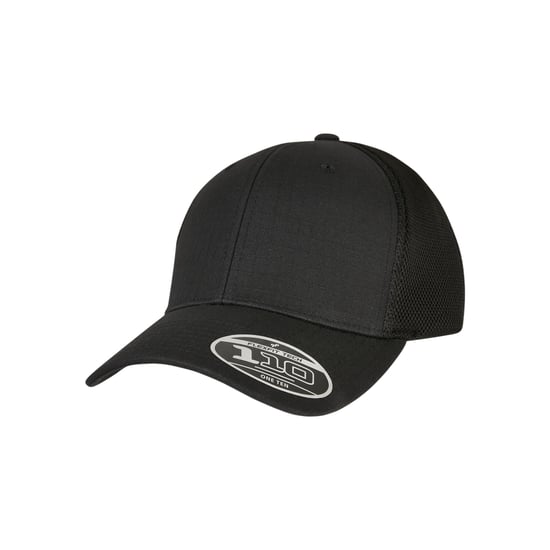 Flexfit - Baseball-Mütze Netzmaterial (Schwarz) - Image 3