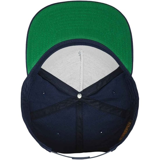 Flexfit - "Classic" Snapback Mütze 5 Segmente (Marineblau) - Image 3