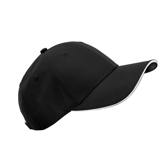Beechfield - "Team Sports-Tech" Baseball-Mütze (Schwarz/Weiß) - Image 2