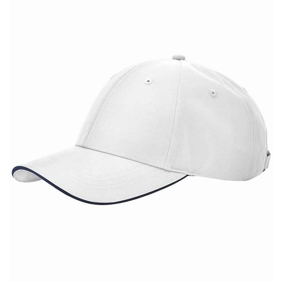 Beechfield - "Team Sports-Tech" Kappe (Weiß/Dunkelblau) - Image 2