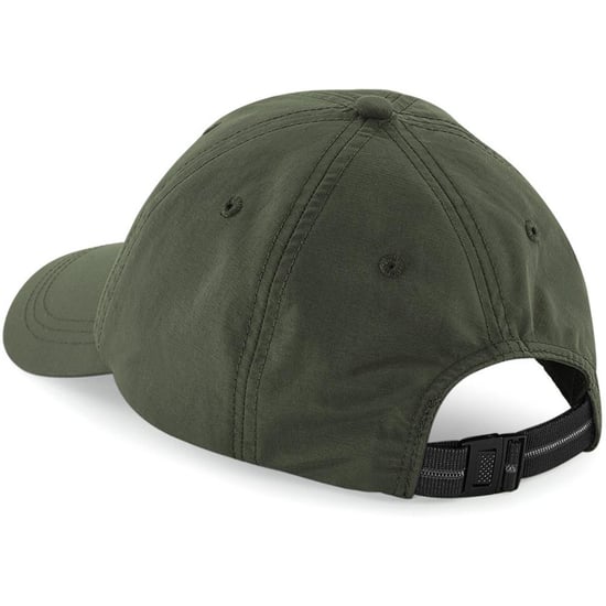 Beechfield Unisex Wasserbeständig 6 Panel Baseball Kappe (Olive) - Image 2