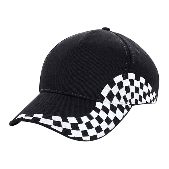 Beechfield - "Grand Prix" Kappe (Schwarz) - Image 1