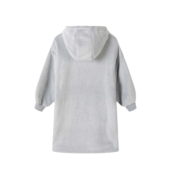 Minoti - "Cuddle" Kapuzenpullover für Mädchen, Fleece, Übergroß (Grau) - Image 2