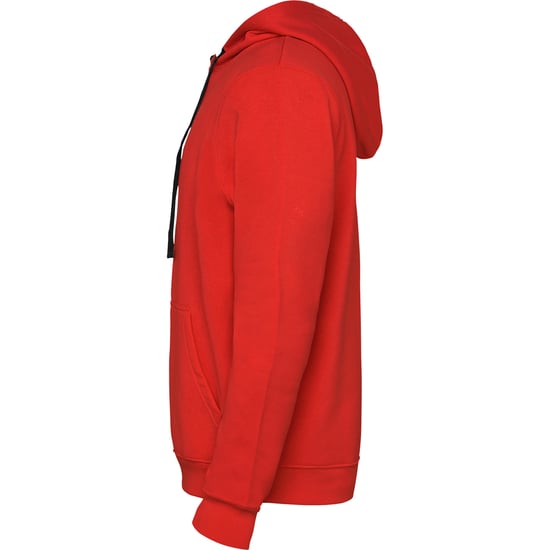 Roly - "Urban" Kapuzenpullover für Herren (Rot/Schwarz) - Image 4